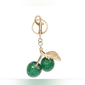 Nwot Green Cherry Bagcharm Keychain